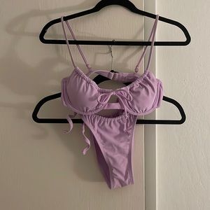 Purple bikini